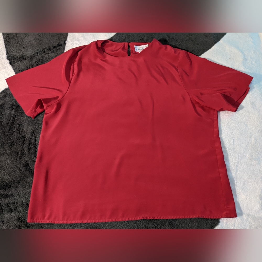 Red blouse